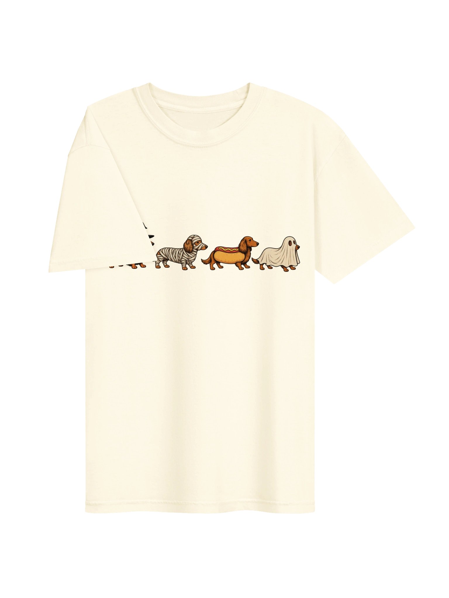 Halloween Dachshund T-Shirt – Cute Spooky Wiener Dog Shirt product image (93)