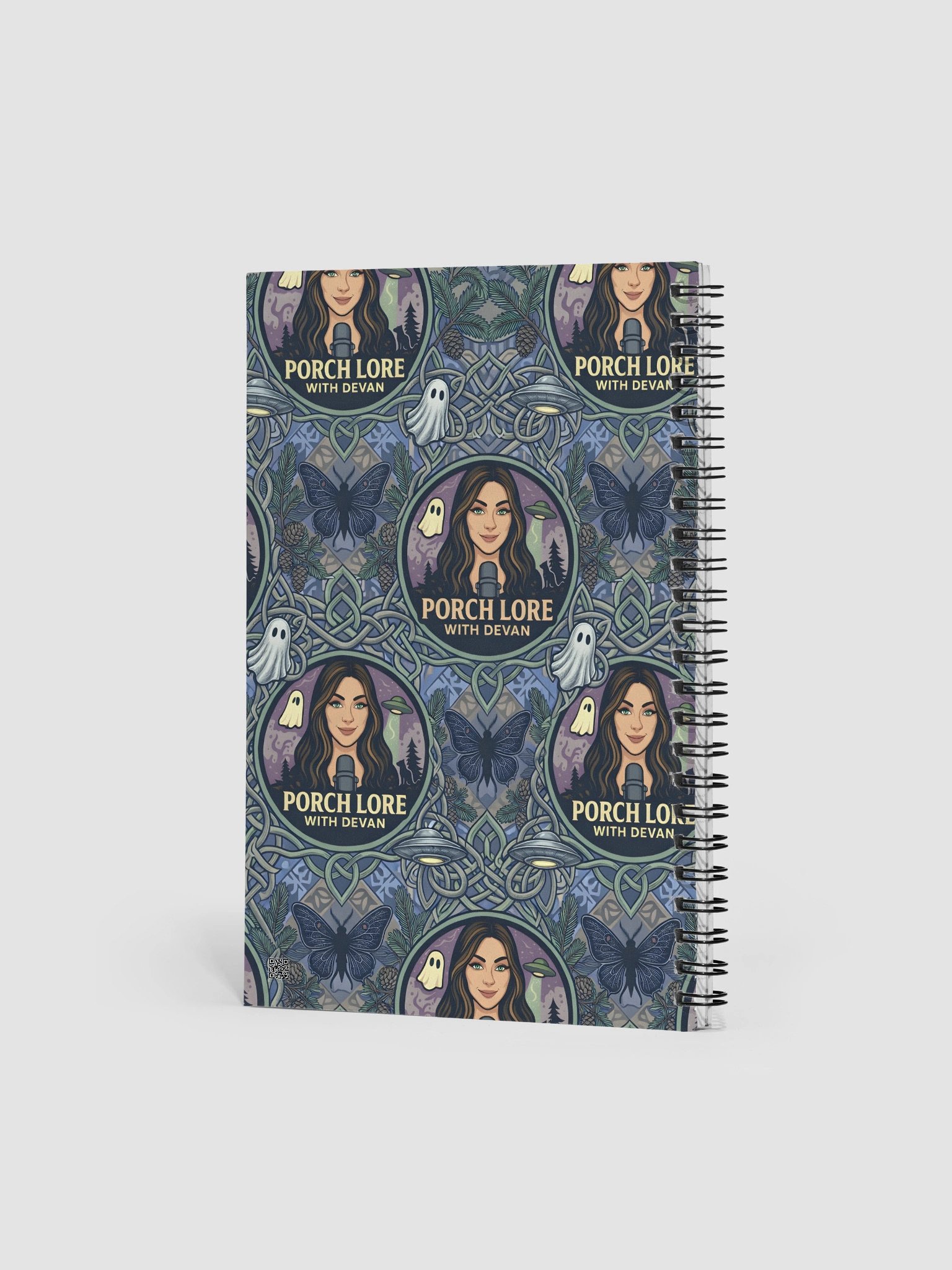 PORCH LORE DEVAN PERIWINKLE MOTH NOTEBOOK product image (2)