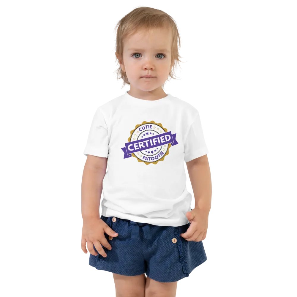 Certified Cutie Patootie Toddler T-Shirt product image (1)