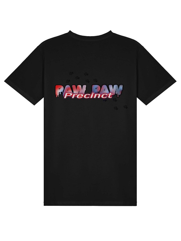 PawPaw Precinct Paw Print T-Shirt (Black) product image (2)