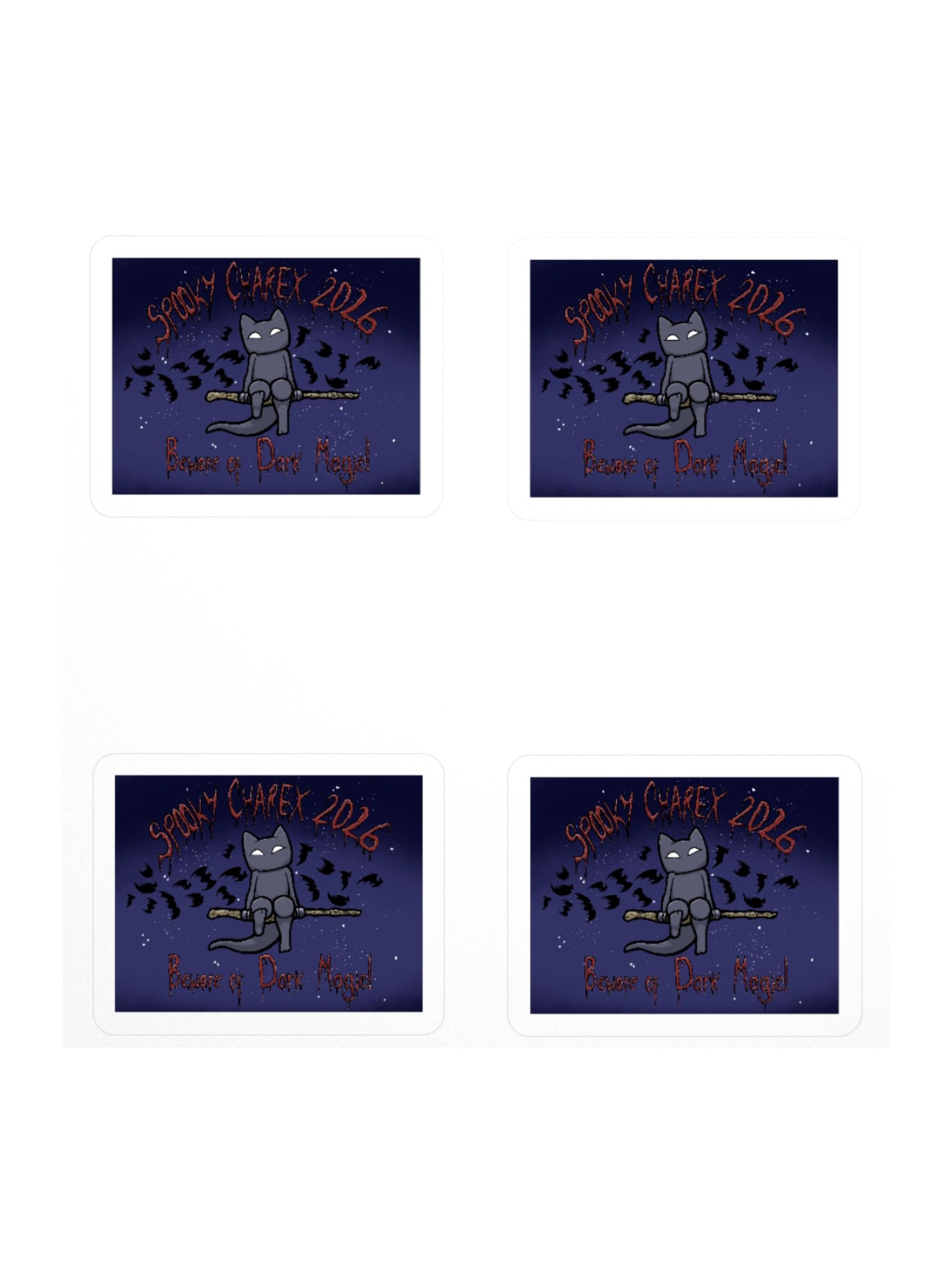 Spooky Charex 2026 - Stickers - Design 2 product image (1)