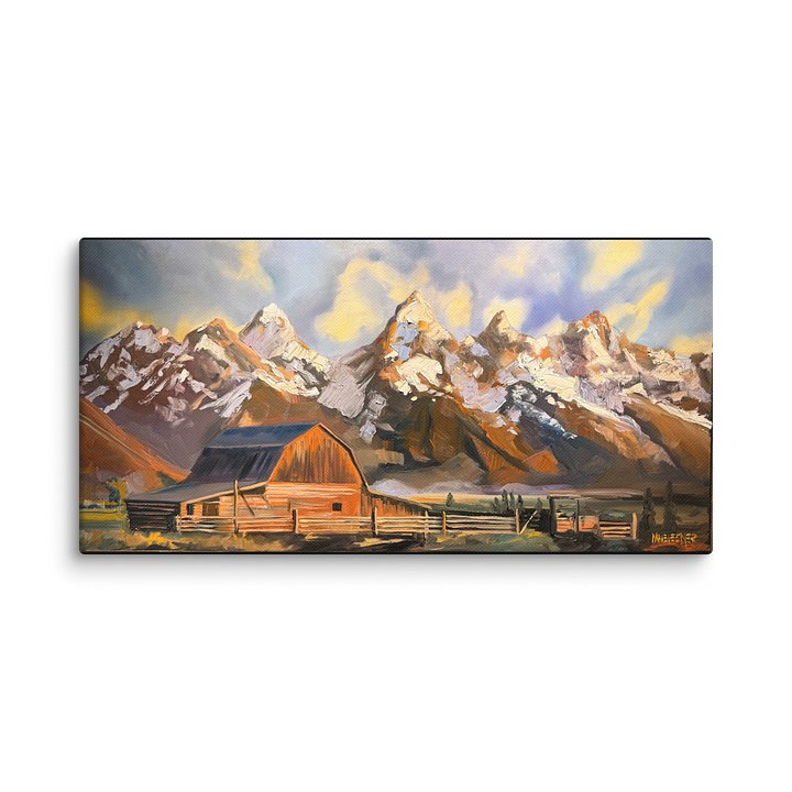 T.A. Moulton Barn - Jackson Hole, WY - Giclee Canvas product image (1)