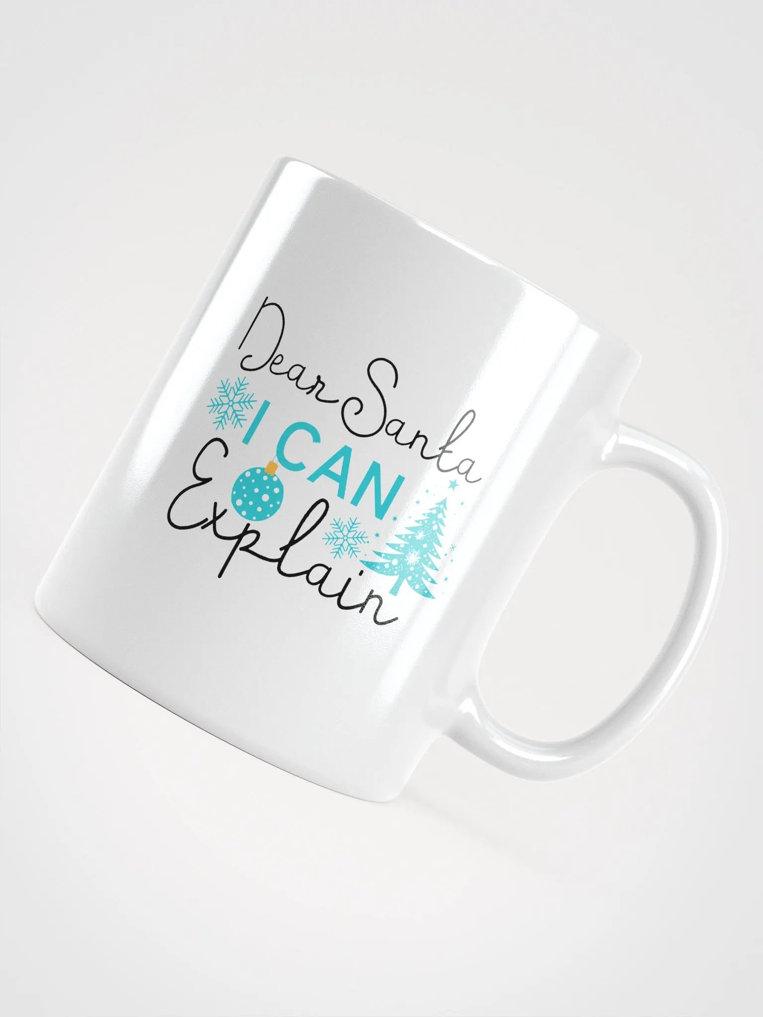 Dear Santa White Glossy Mug product image (4)