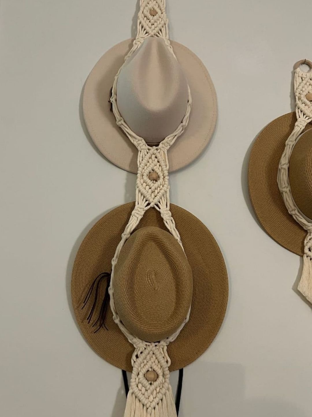 Double Macrame Hat Hanger (Digital PDF Pattern) product image (4)