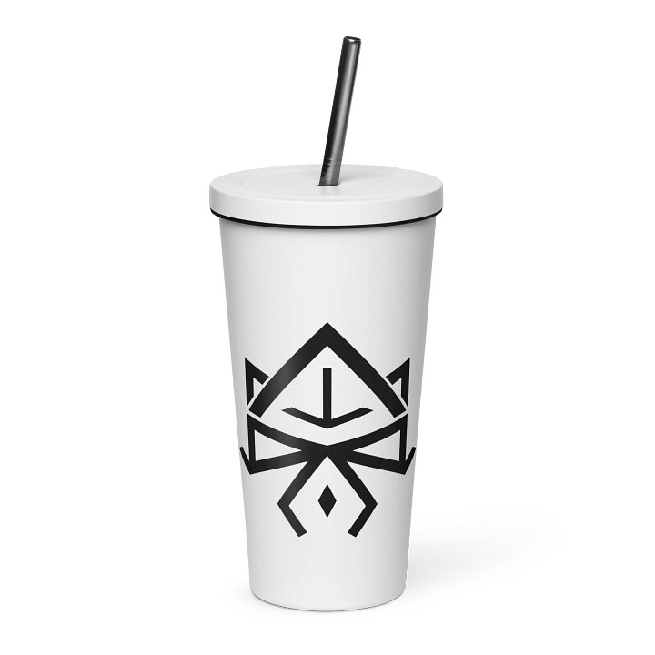 Arcadia Insulated Tumbler [White; Black Logo] product image (1)