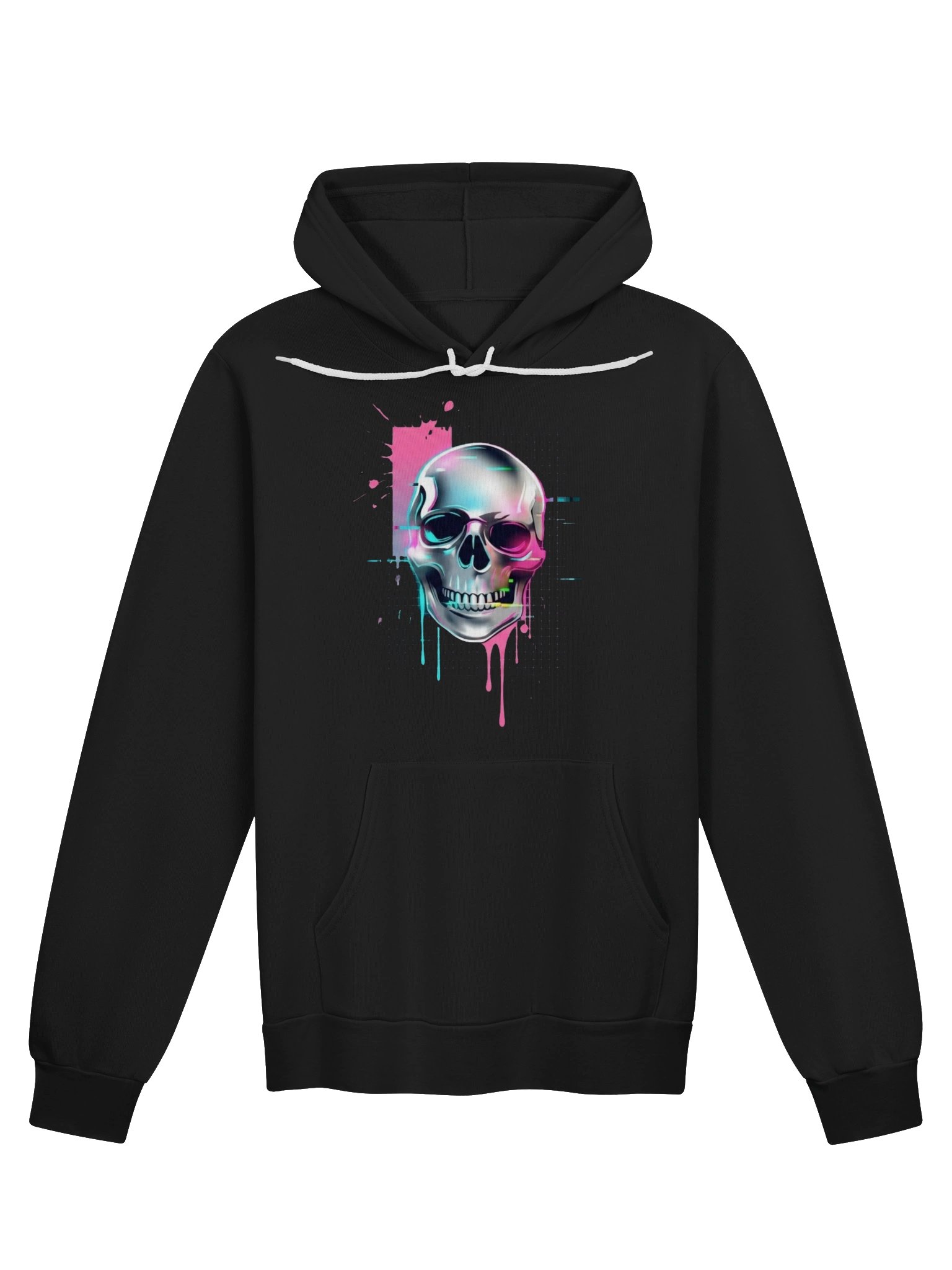 Neon Skull Grid Hoodie product image (1)