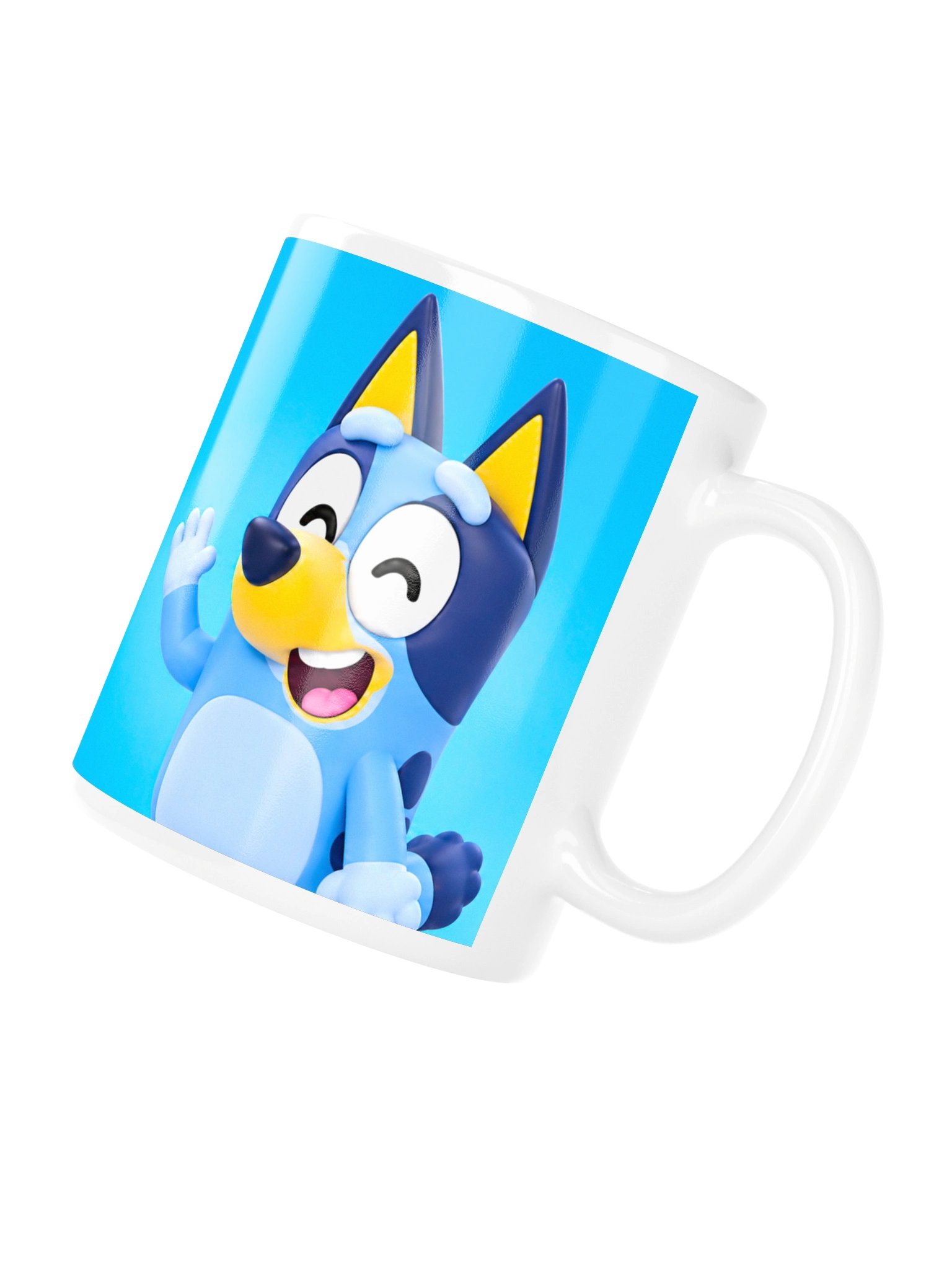 Blue Puppy - Premium White Glossy Mug product image (4)