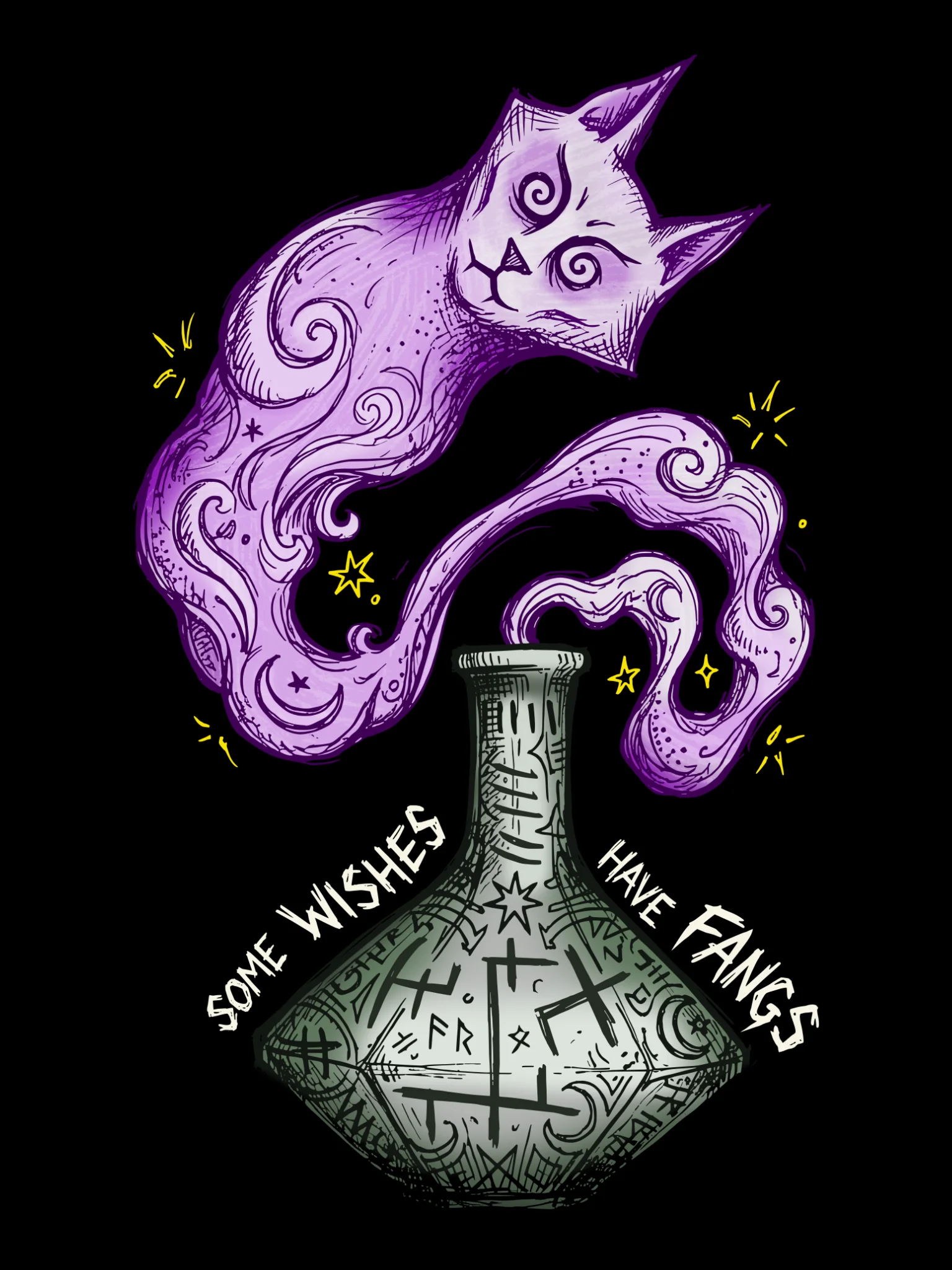 Some Wishes Have Fangs T-Shirt product image (3)