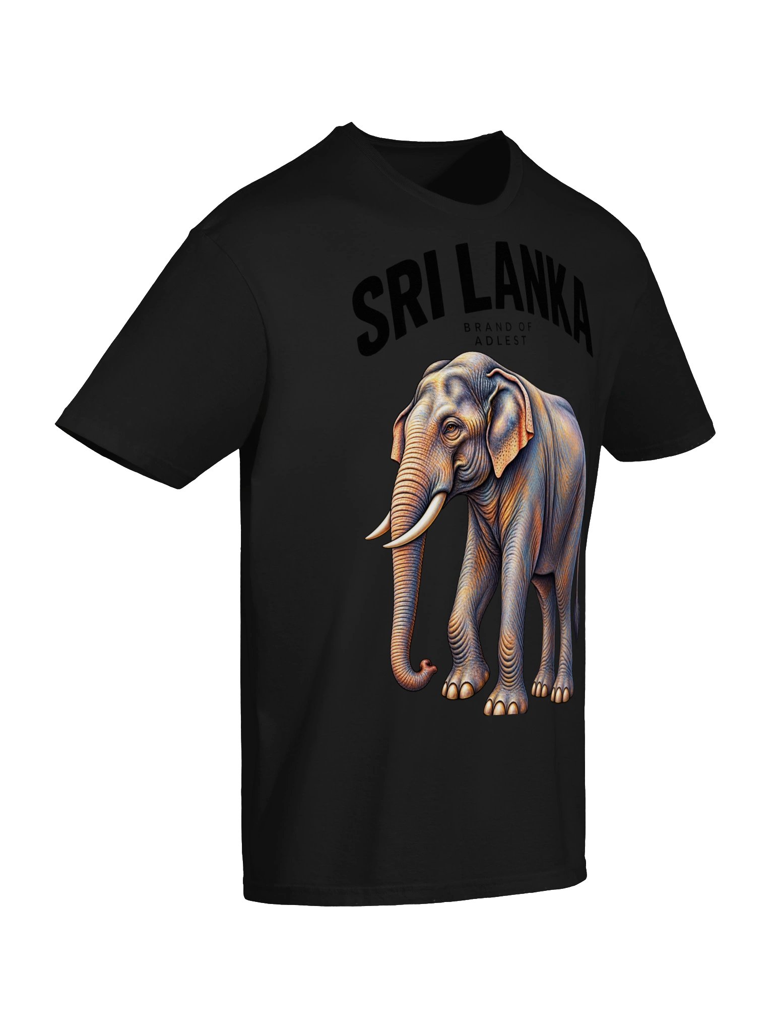 Vintage Style Sri Lanka Collegiate Elephant Graphic Tee product image (38)