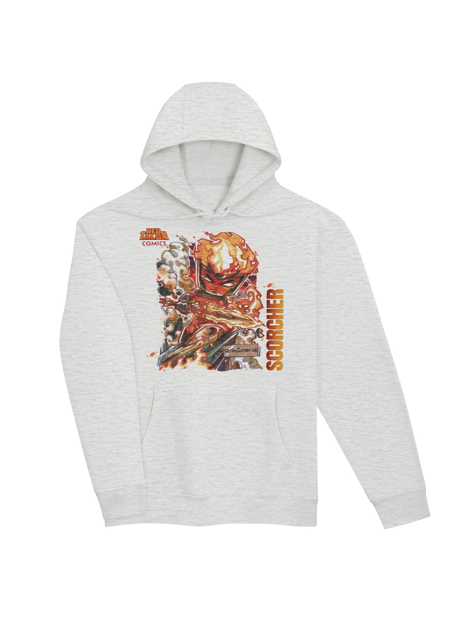 Scorcher Chibi Hoodie – Red Talon Series product image (11)