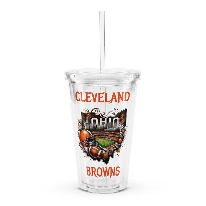 Cleveland Cityscape Clear Tumbler (16 oz) product image (1)