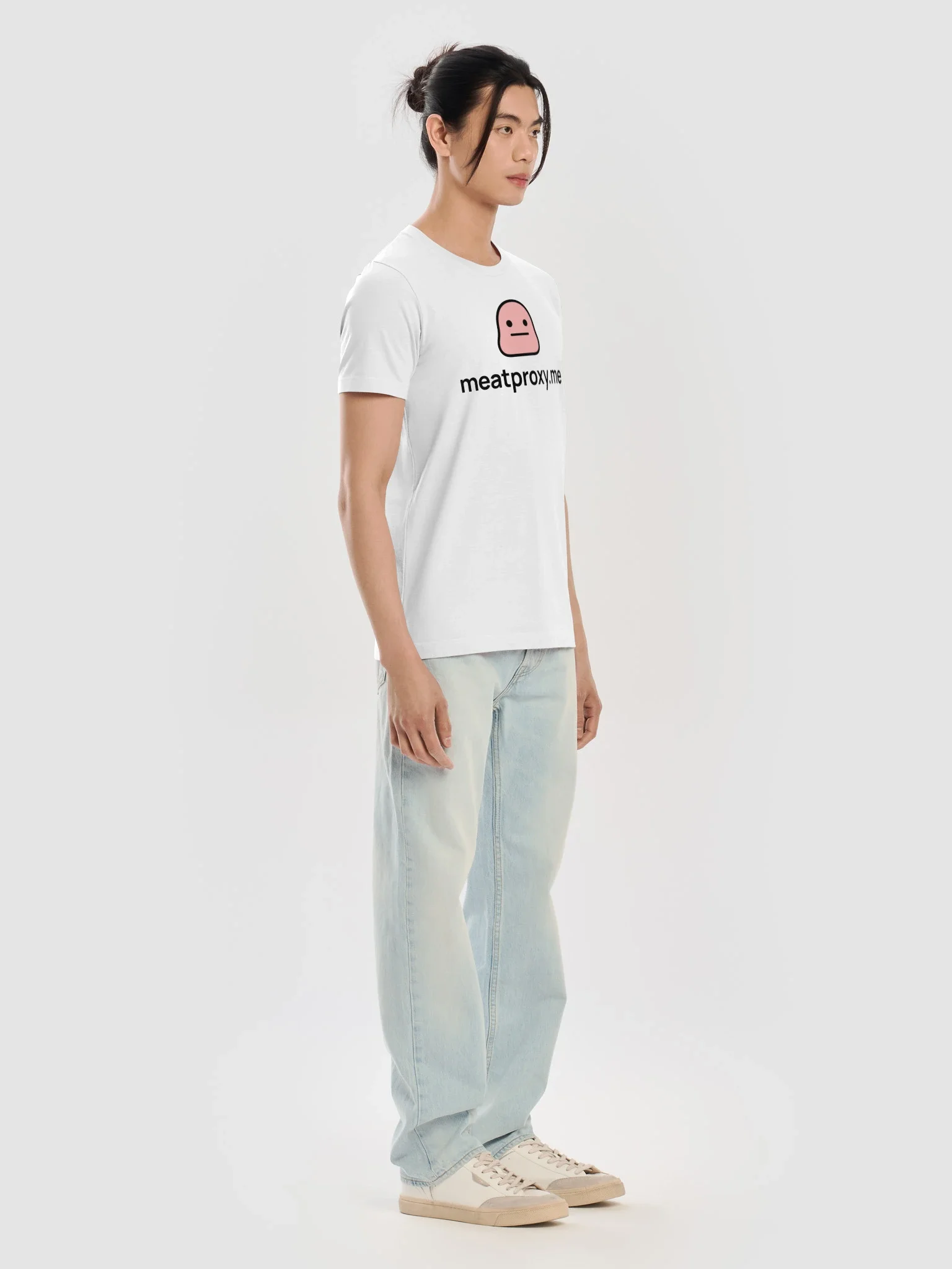meatproxy.me Logo Tee (White) thumbnail 7