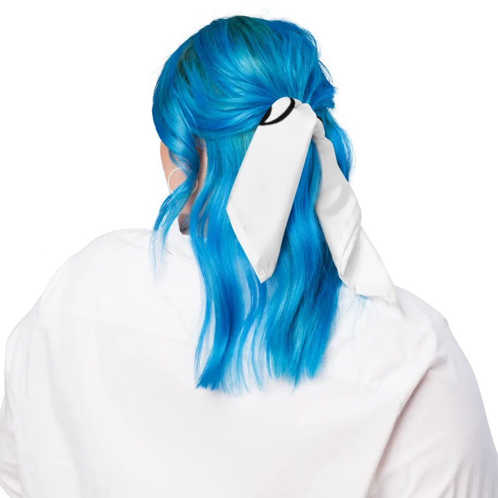 TDS Music All-Over Print Bandana - White - Music-Themed Design product image (2)
