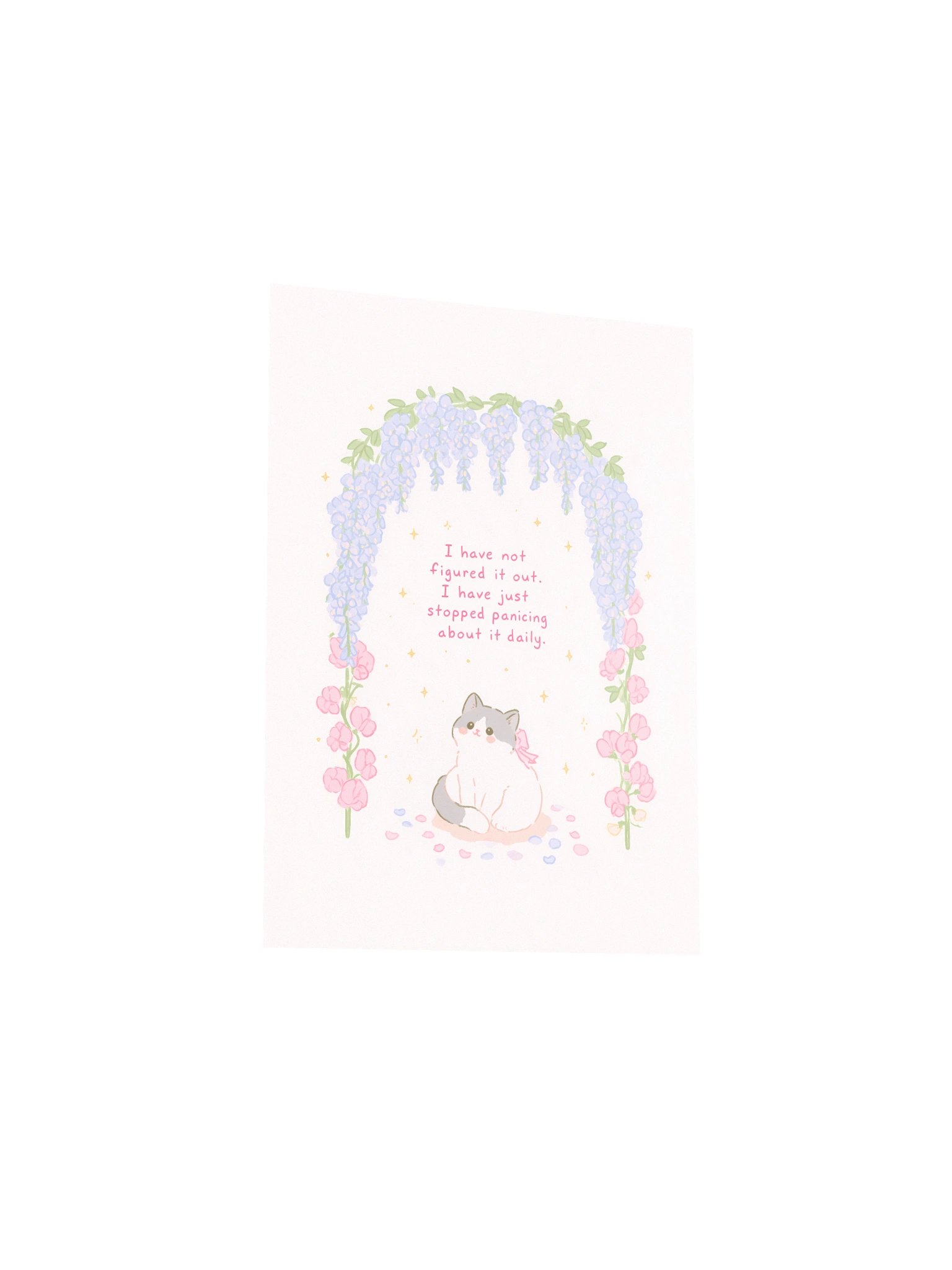 Pastel Cat Quote Poster product image (23)