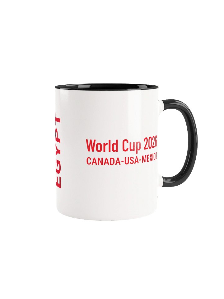 Egypt 2026 World Cup Flag Mug - Egypt Soccer Fan Coffee Cup - Premium Two-Tone Ceramic Mug product image (1)