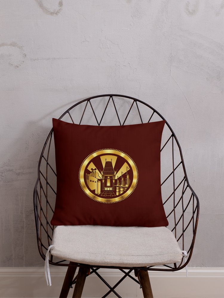 Studio Seal Pillow - Maroon product image (2)