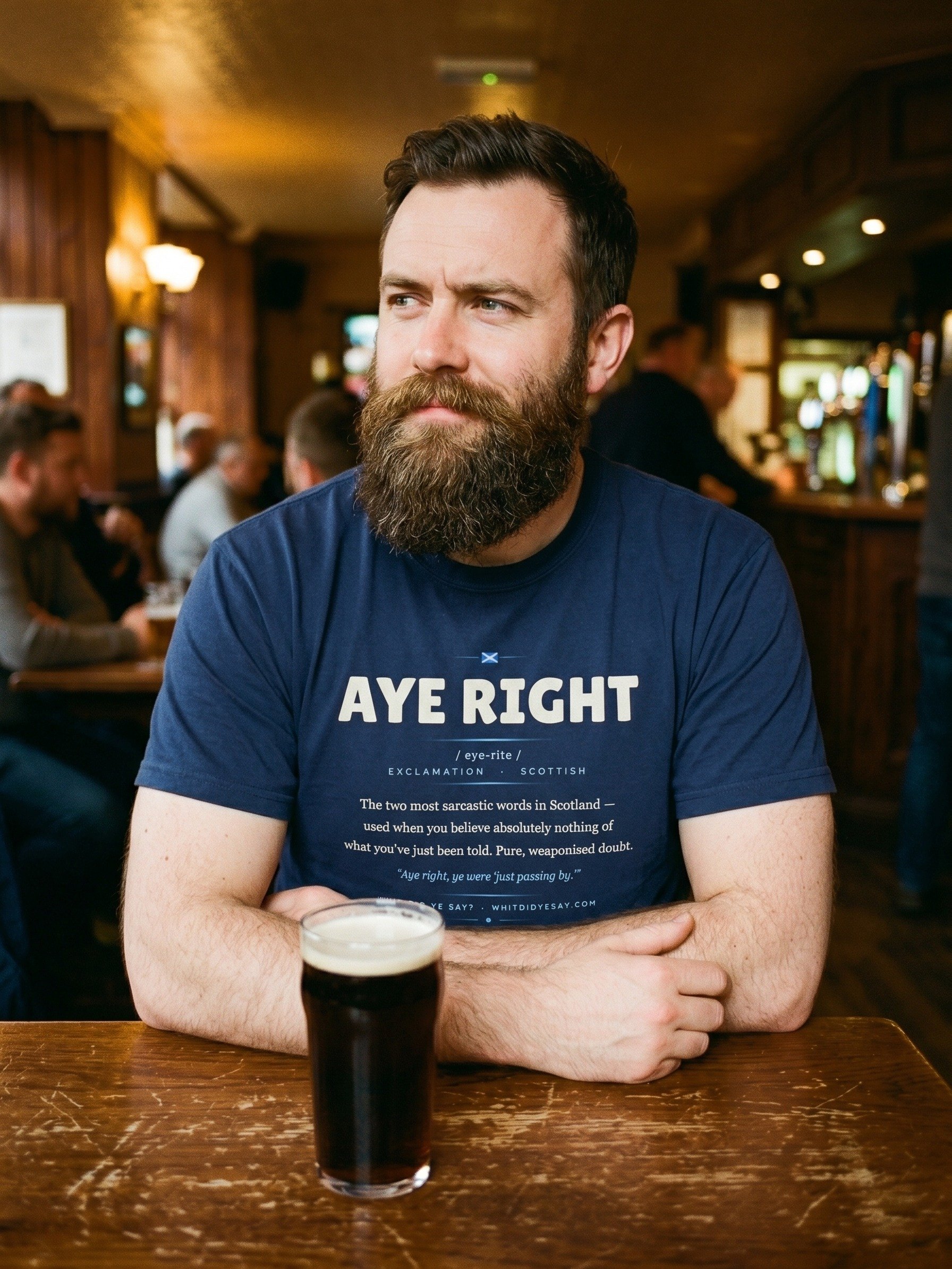 AYE RIGHT — The Dictionary Definition Tee product image (1)