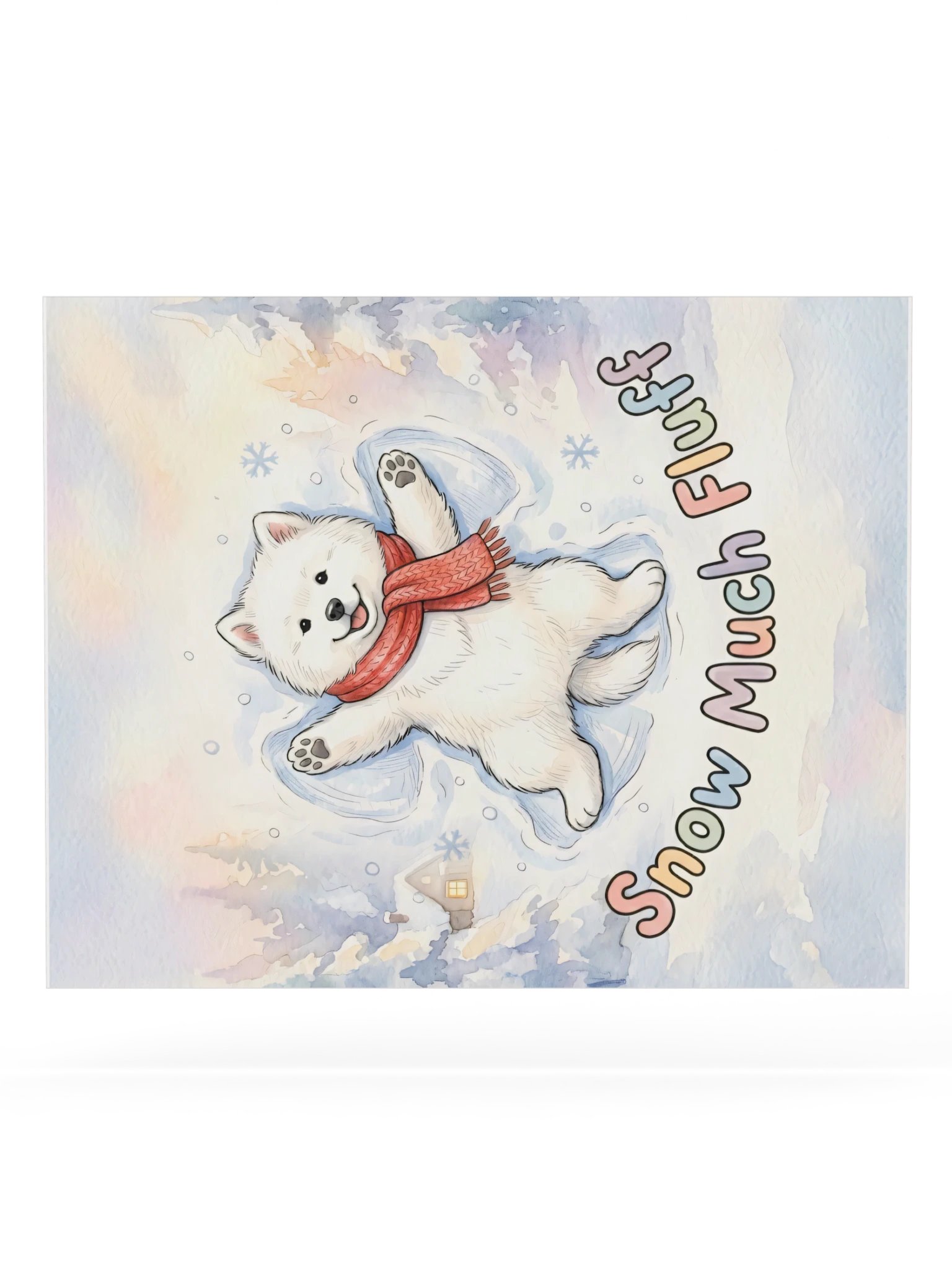 Snow Fluff Samoyed Poster product image (20)