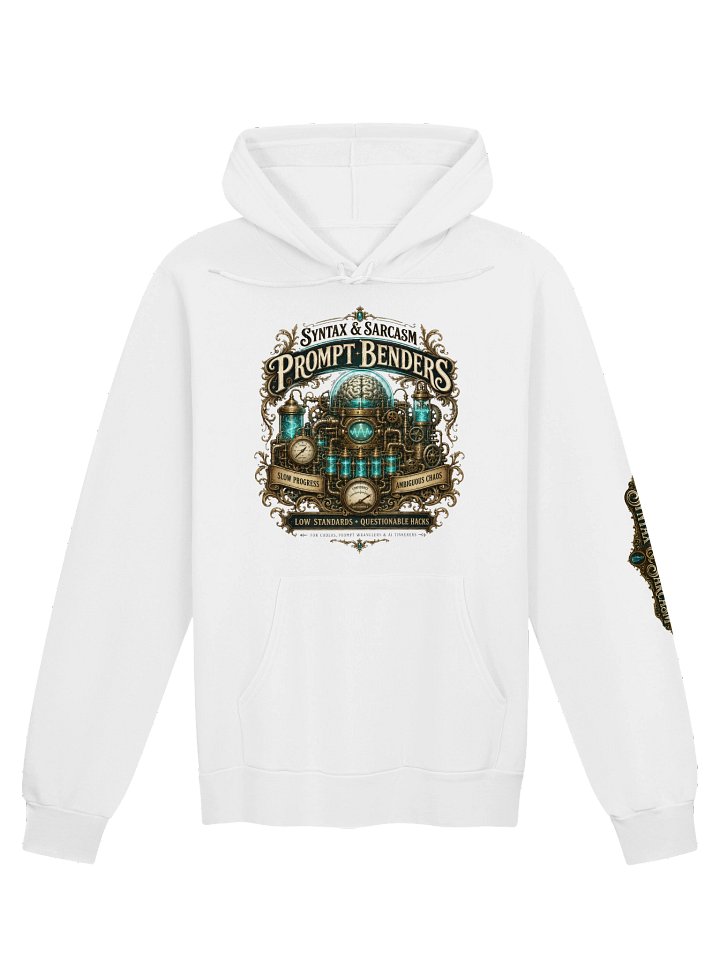 Syntax & Sarcasm Prompt Benders Premium Oversized Hoodie product image (2)
