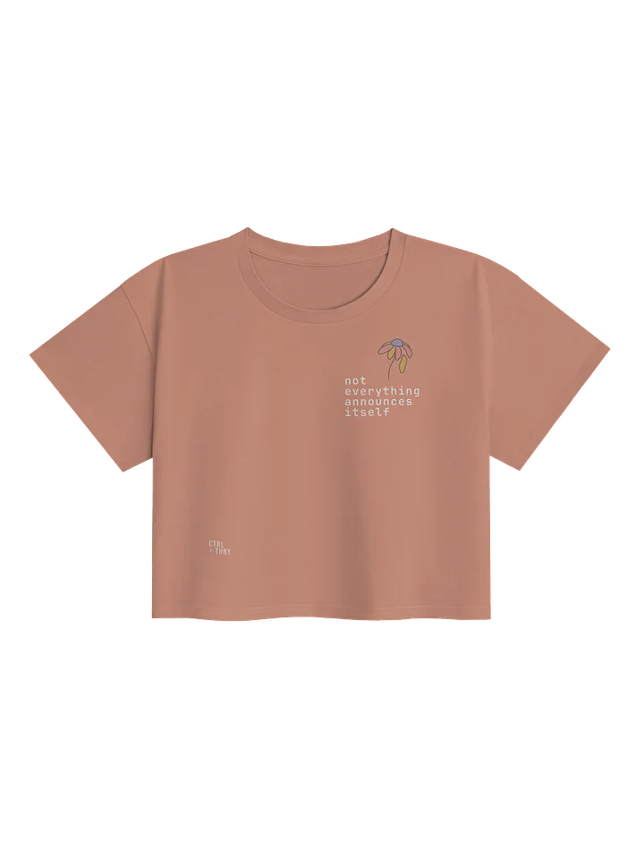 Blooming Consciousness Crop Top product image (2)