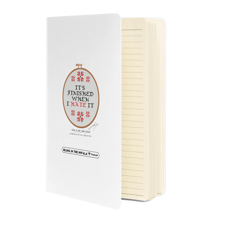 It's Finished When I HATE It - Lined Notebook (Various Colours) product image (2)