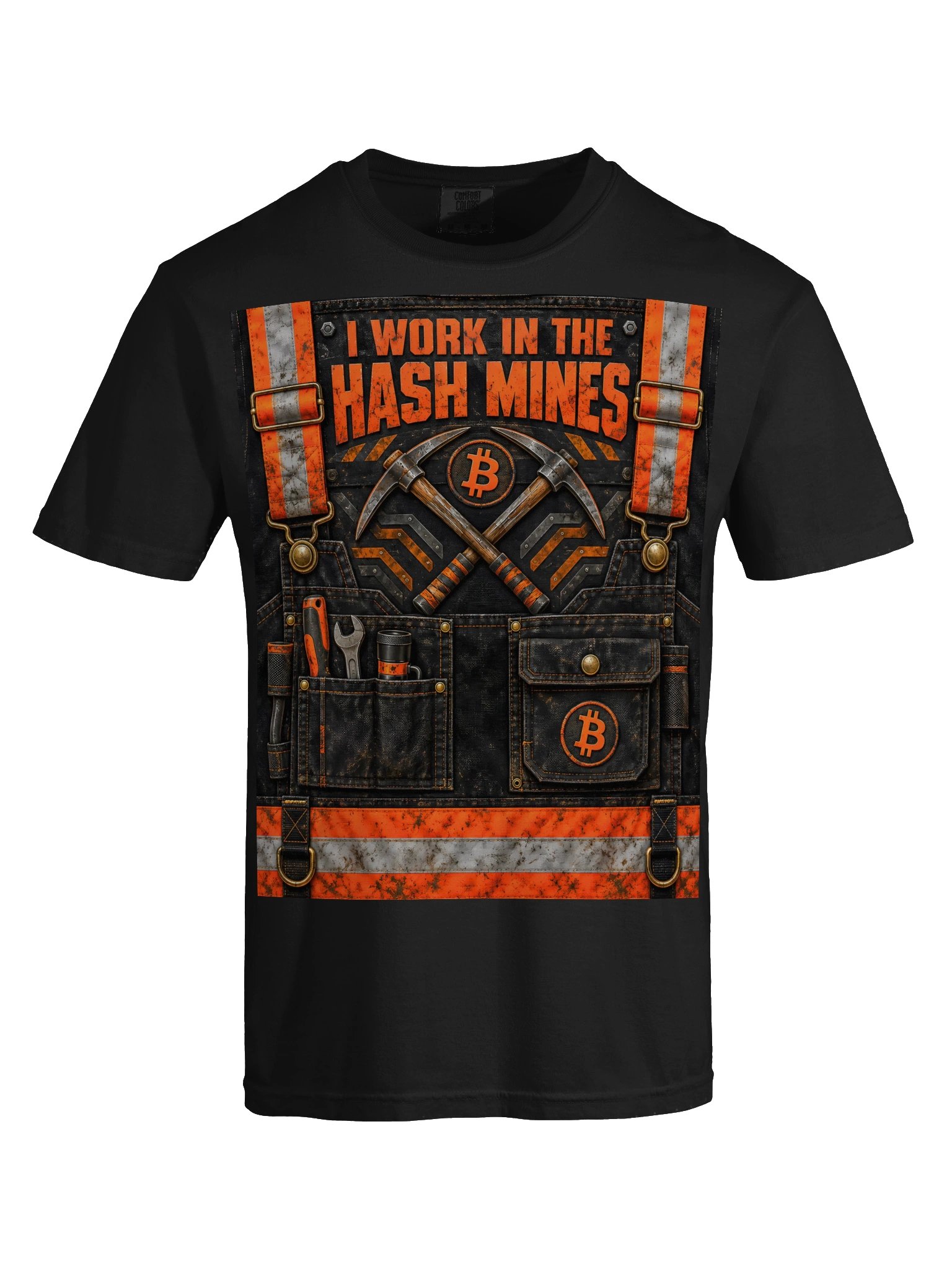 I Work in the Hash Mines Bitcoin Mining Tee product image (9)