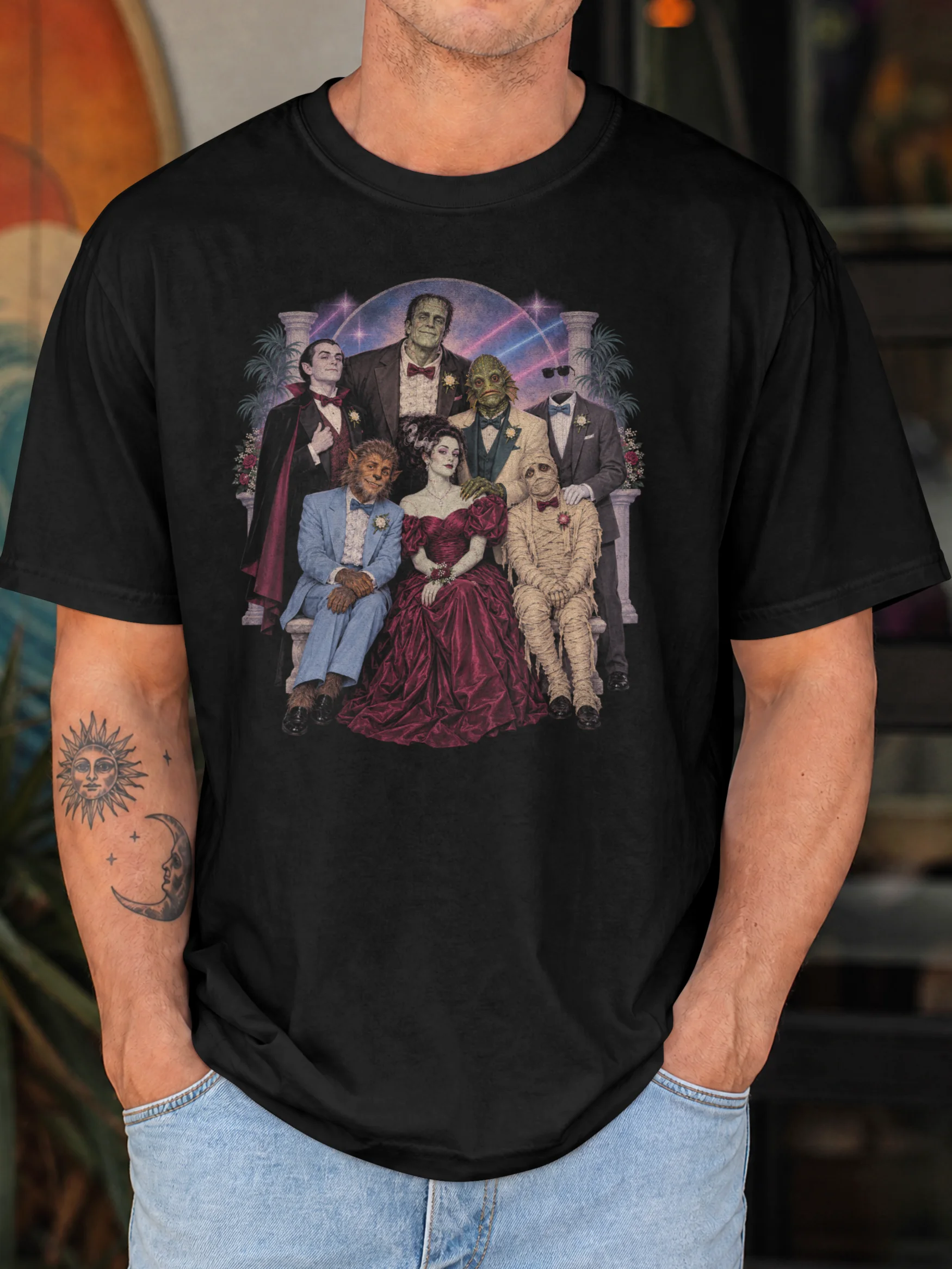 Monster Prom — Classic Horror Group Tee product image (3)