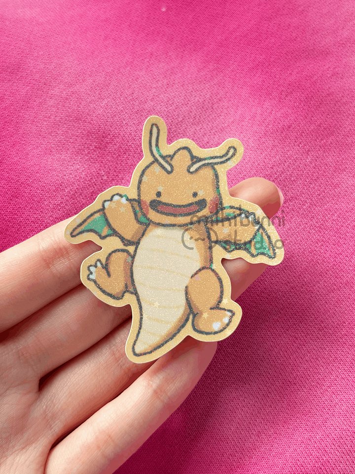 Dragonite Pokopia Sticker product image (2)