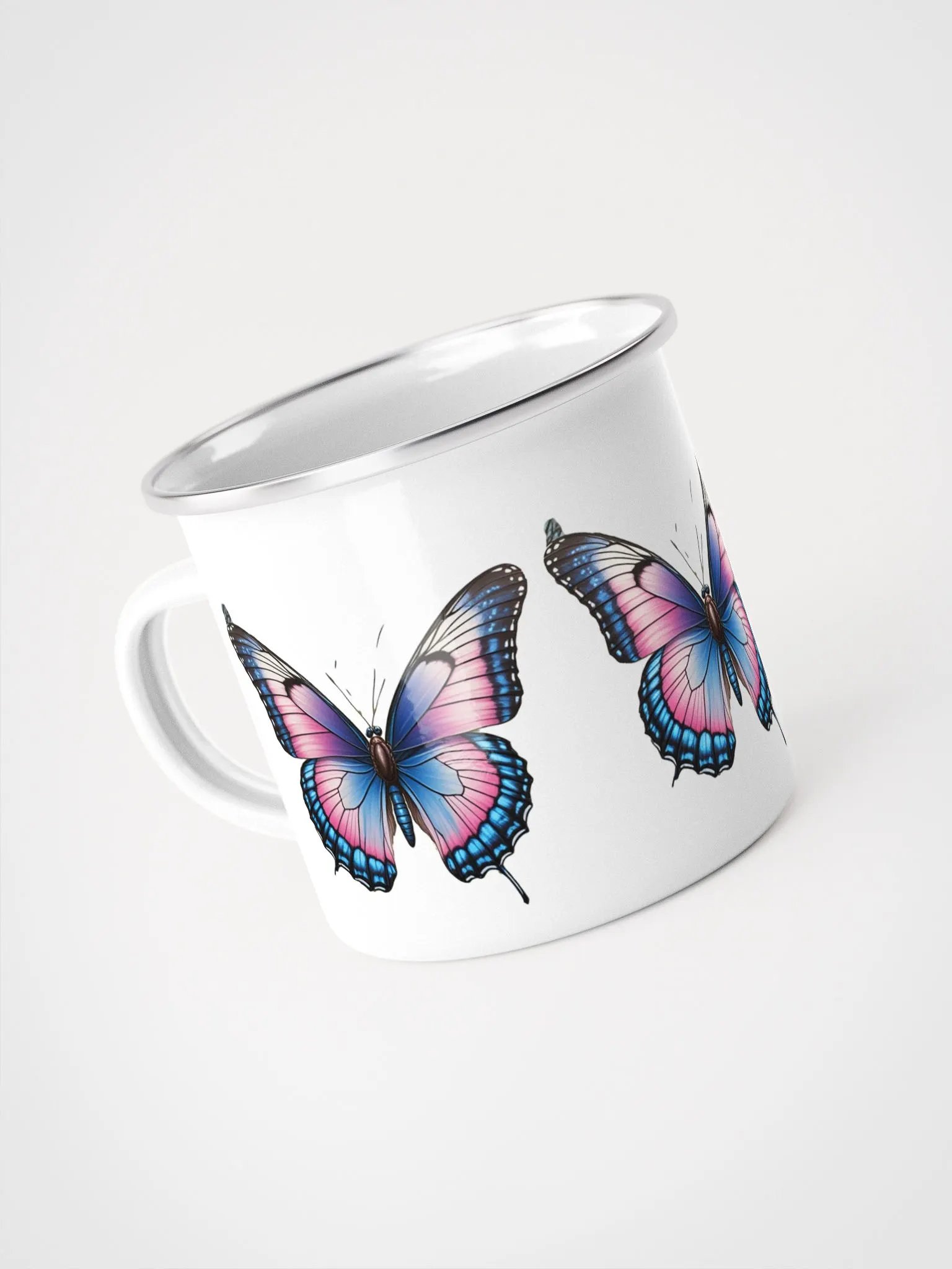 Fluttering Wings Enamel Mug product image (4)