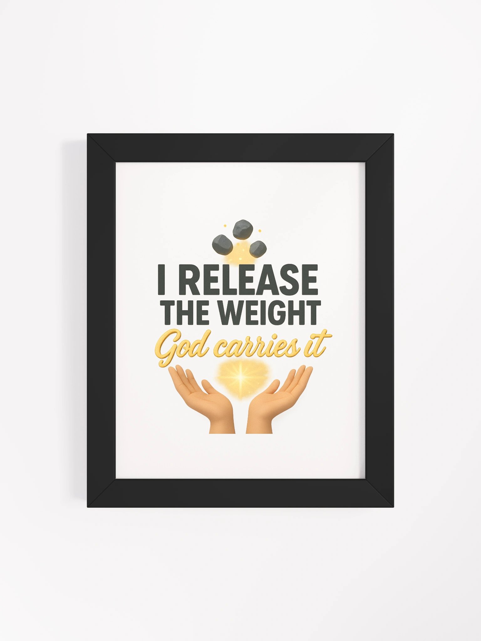 Divine Burden Framed Poster product image (22)