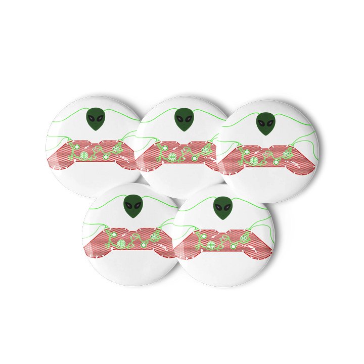 Alien Circuit Gaming Pin Buttons Set product image (3)
