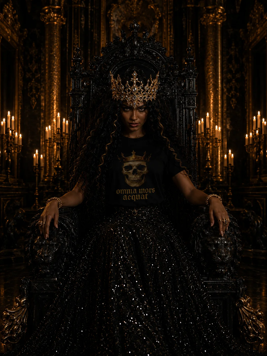 OMNIA MORS AEQUAT “Death Makes all things Equal” T-shirt product image (2)