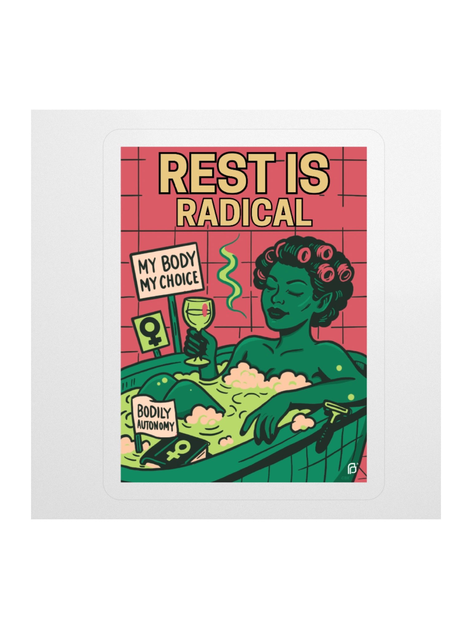 Rest is Radical Sticker product image (1)