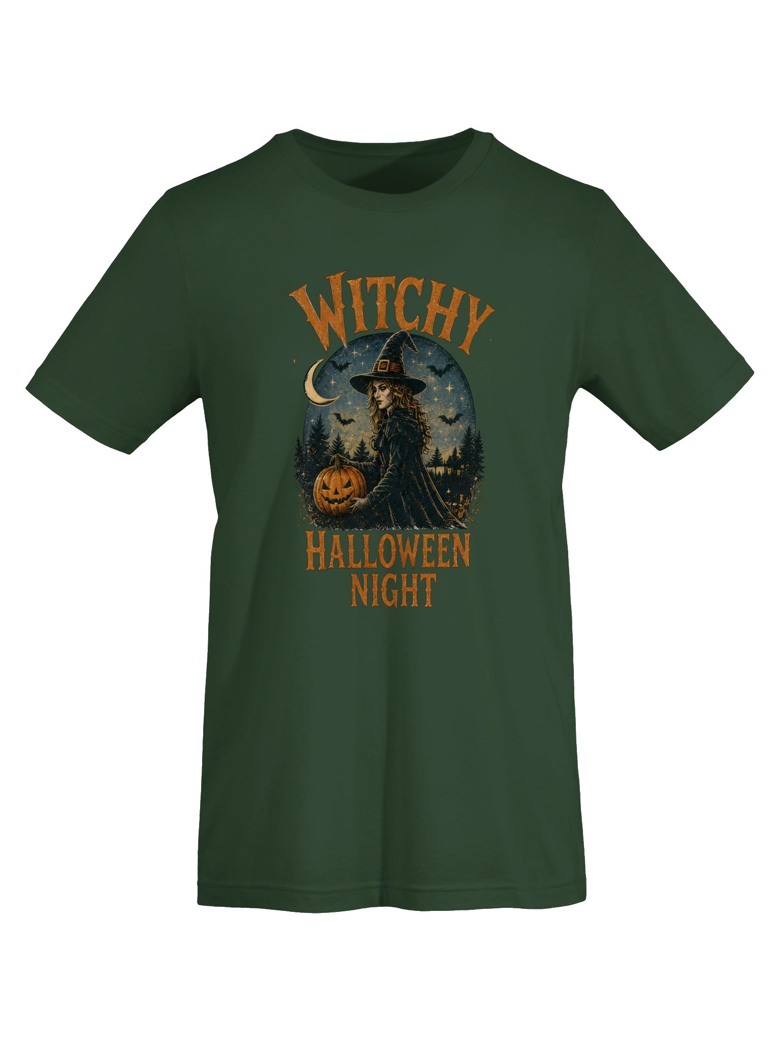 Witchy Halloween Night Graphic Tee product image (13)