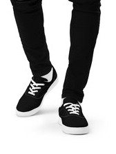 LM Origin™ Phantom Black Sneakers | Unisex Canvas Shoes product image (4)