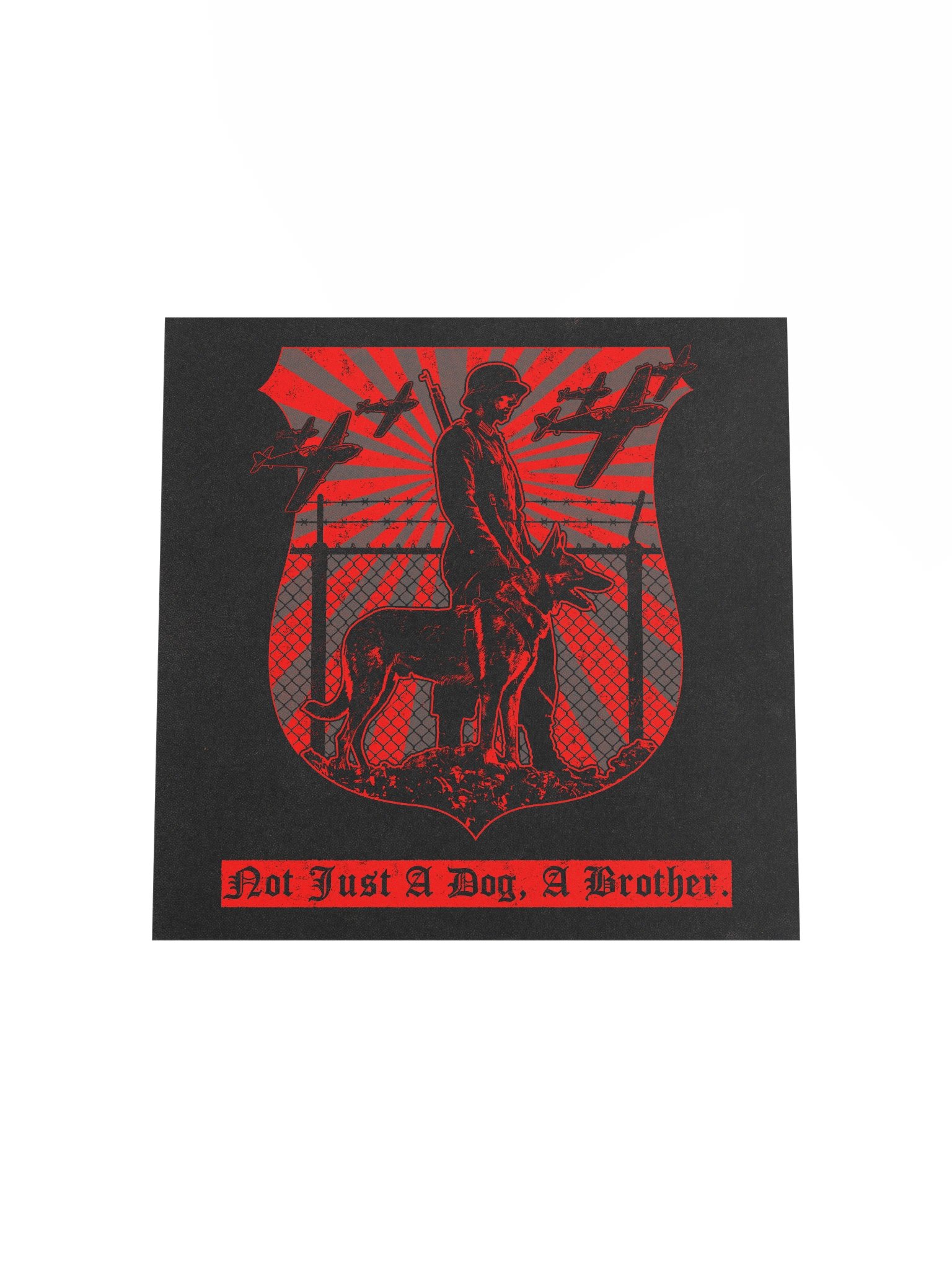 "BROTHERHOOD TO THE GRAVE" POSTER RED product image (17)