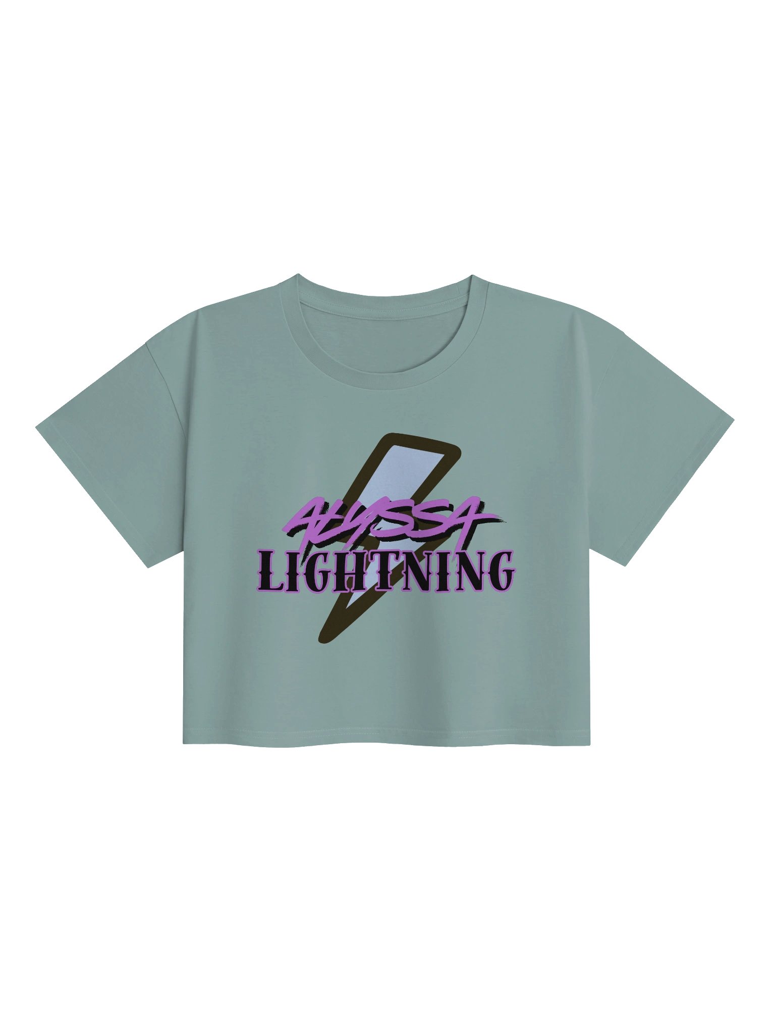 Alyssa Lightning Cropped Tee product image (1)