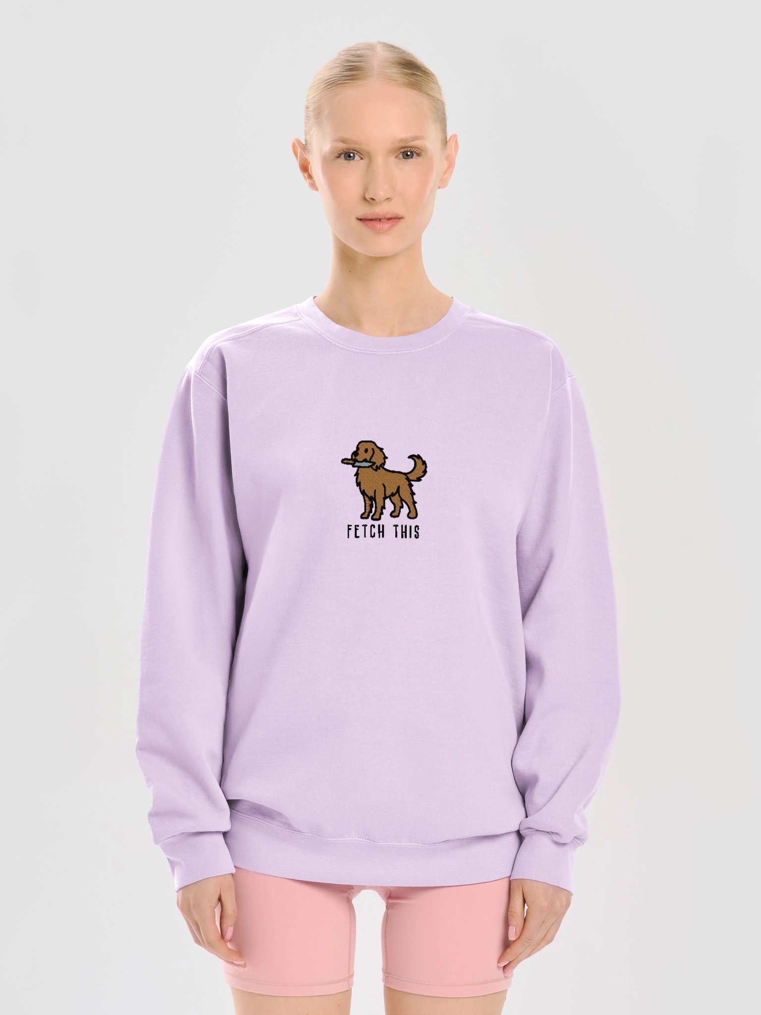 Fetch This Funny Chibi-Style Embroidered Premium Sweatshirt for Golden Retriever(Gold) Owners product image (34)