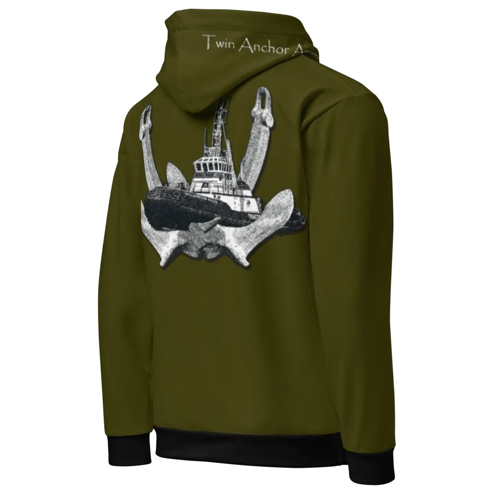 2 Anchor & Marco Tug (Green) – Performance Marine Wear | Twin Anchor Apparel North Current Line product image (8)