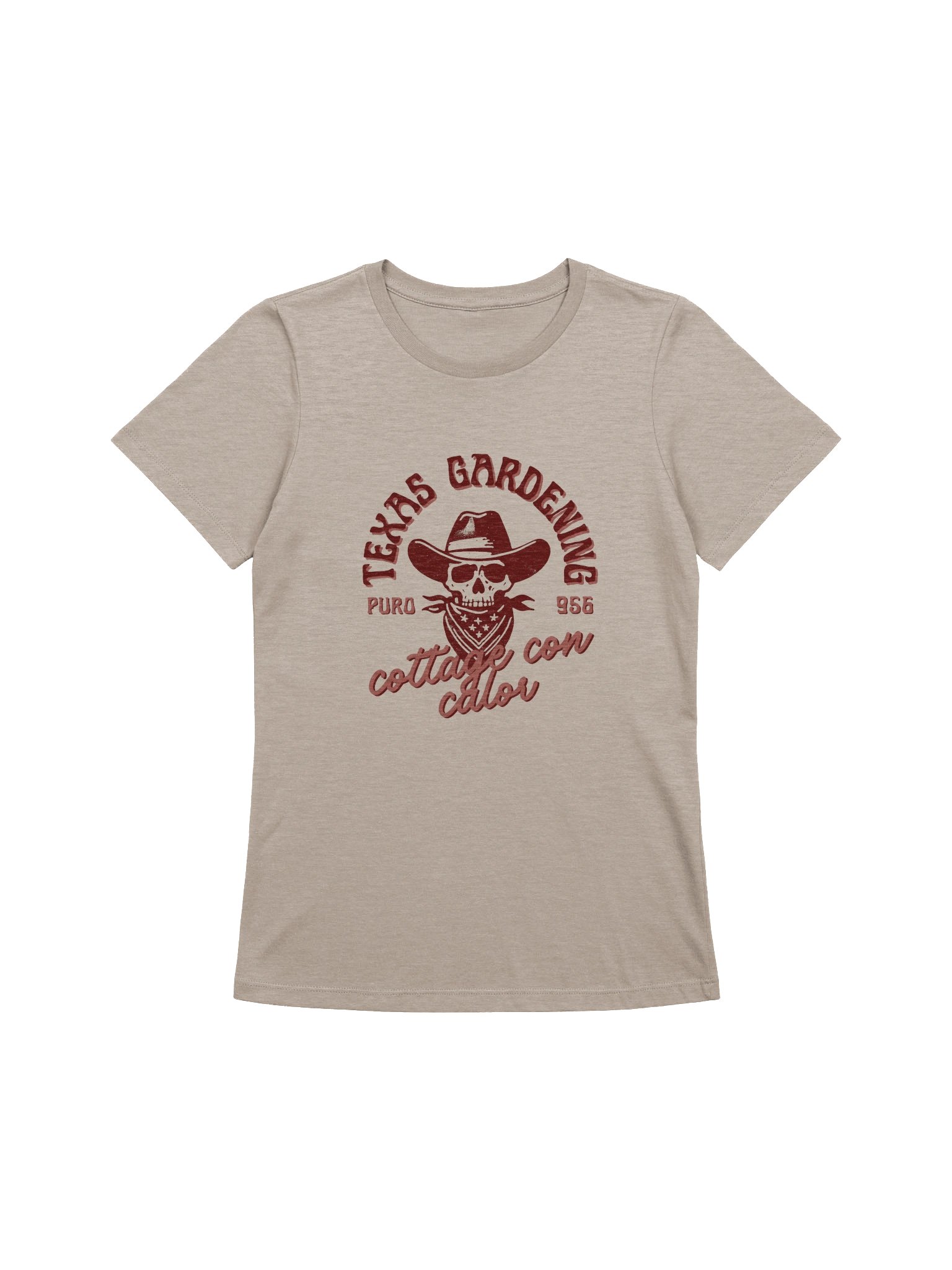 Cowboy Cottage Women's Tee - Stone Brown product image (1)