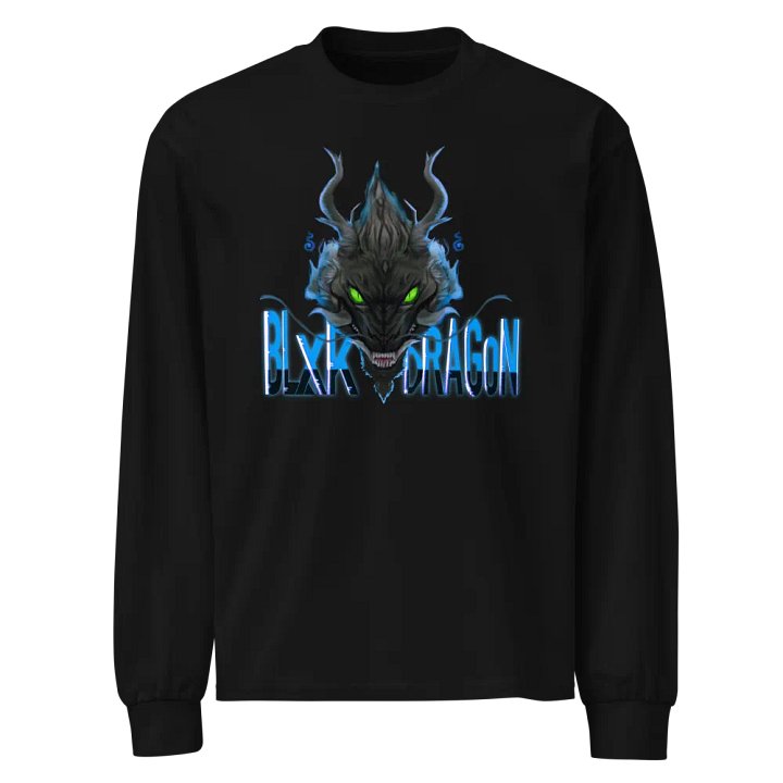 blxkdragons OG Blue flame sweatshirt (front design provided by sister salice) product image (1)