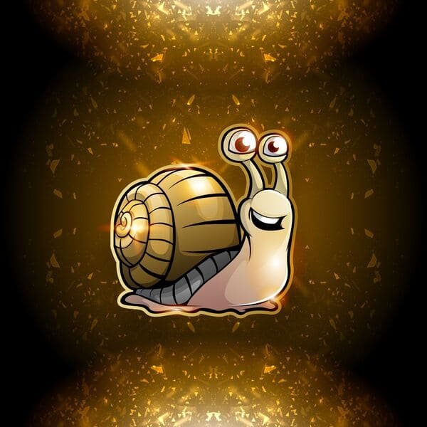 Snail Logo - Red | Gold | Green product image (2)