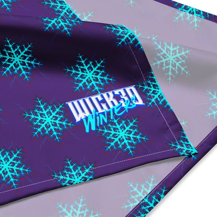 WICKED WINTERS ELECTRIC SNOWFLAKE BANDANNA product image (4)