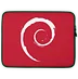 Laptop Sleeve with Debian Swirl
