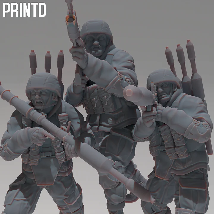 Russian Infantry - Modern Warfare Wargame Hobby Resin Scale Models product image (1)