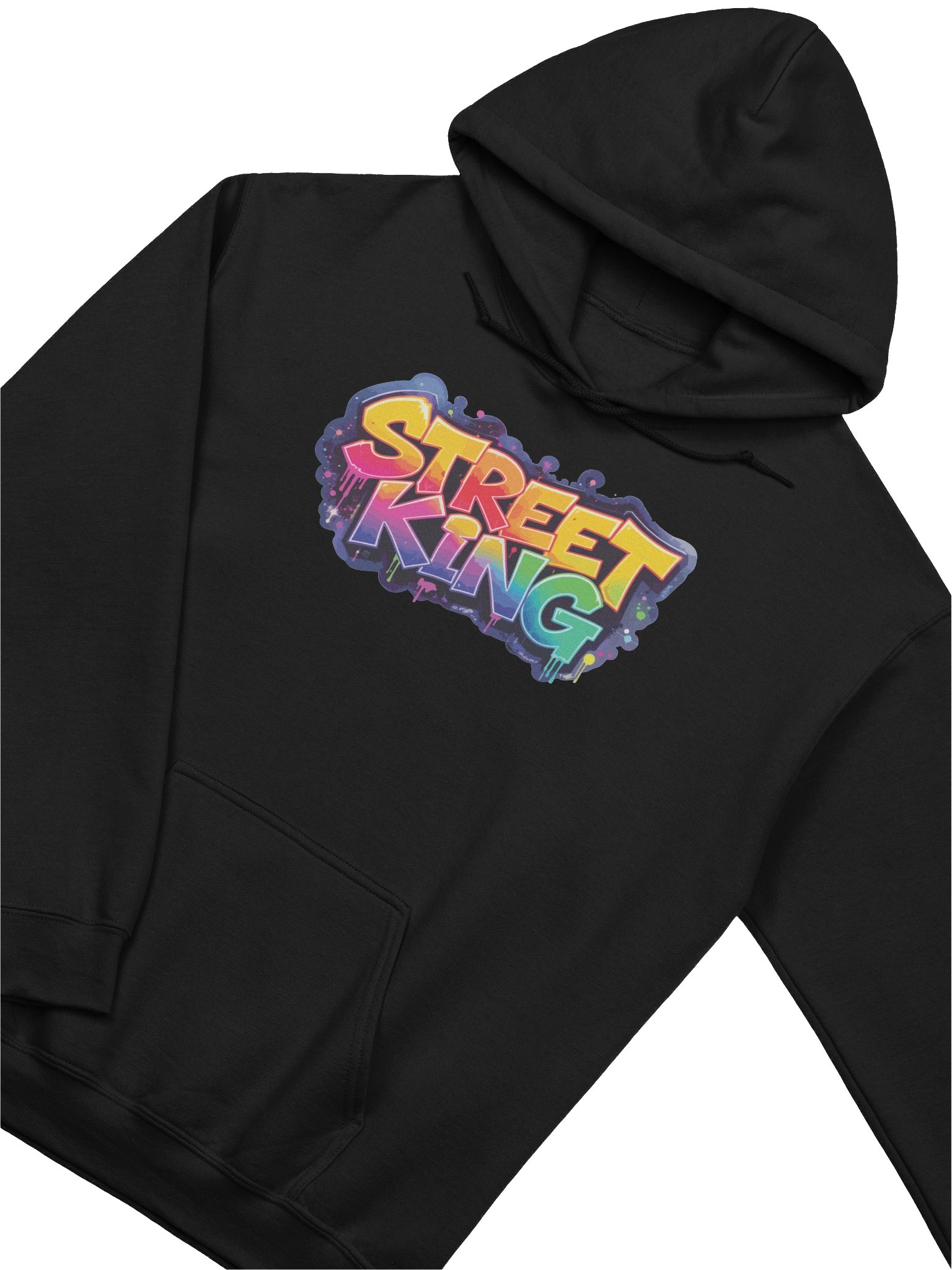 Street King Graffiti Hoodie - Unisex Hoodie – Minimalist Printed Hoodie for Everyday Wear product image (3)