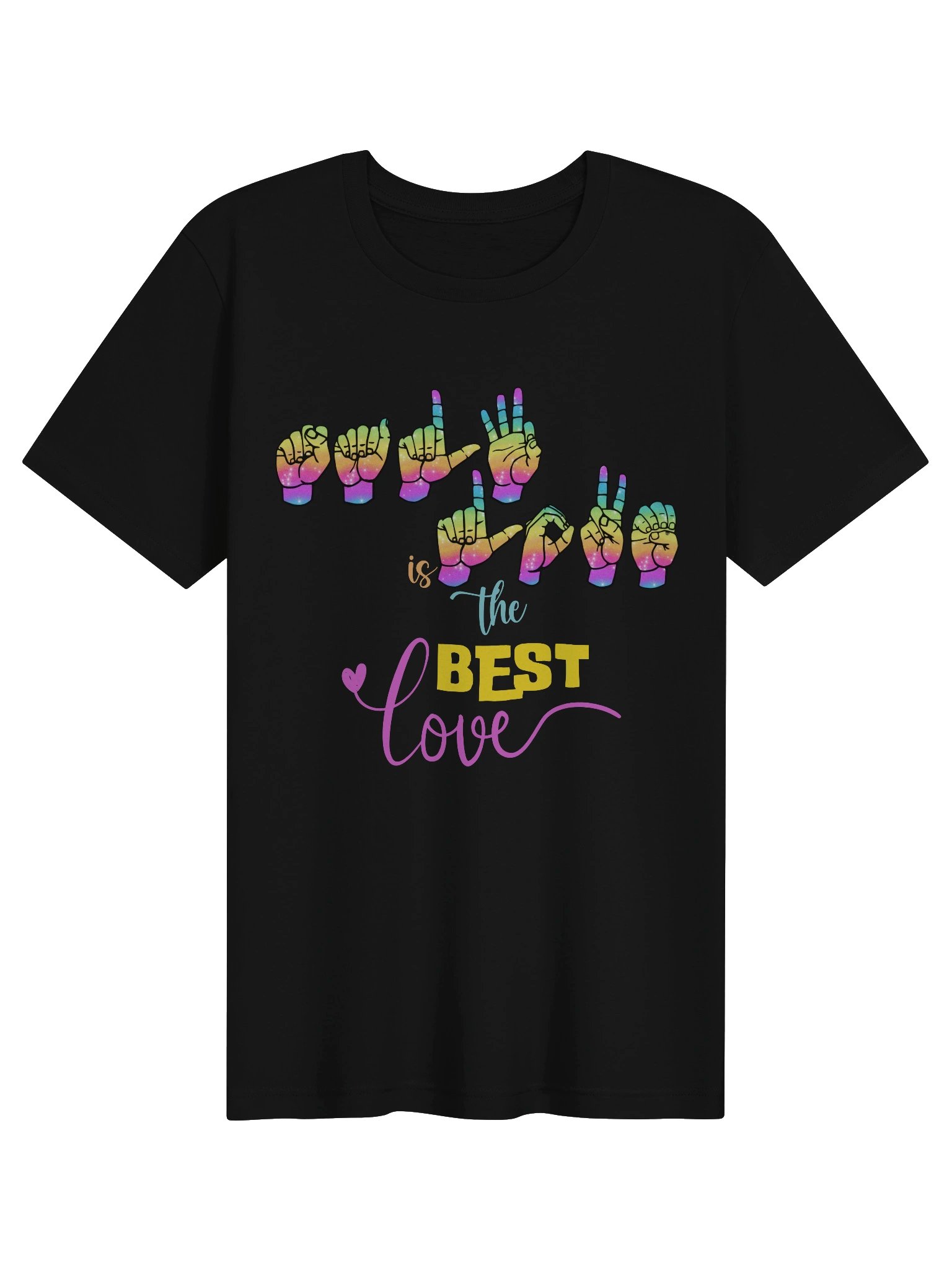 Self-Love Sign Language Pride Tee product image (1)