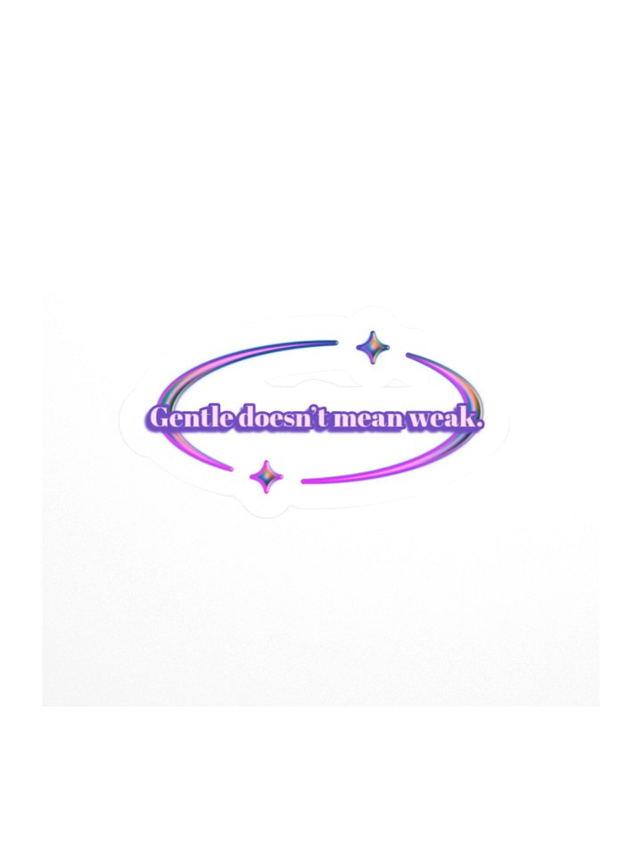 Gentle Strength Kiss Cut Stickers product image (1)