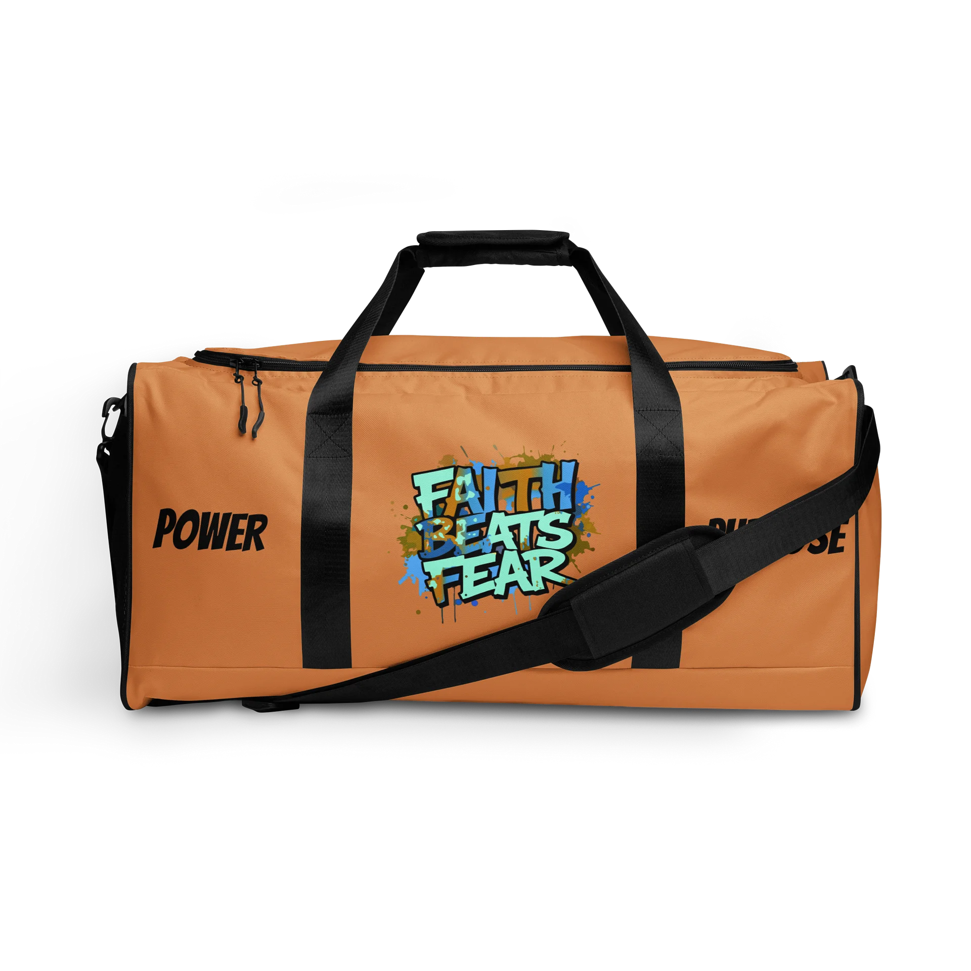 Faith Beats Fear Duffle Bag product image (4)
