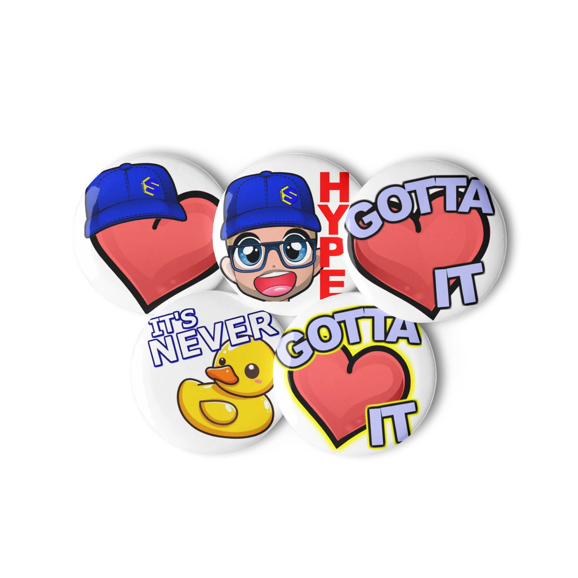 Emote Pin Buttons - Set 1 product image (2)